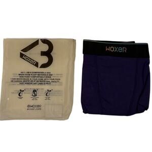 Woxer Star Pride Force Boxer Briefs 3" Womens Large Purple Mid Rise Discontinued